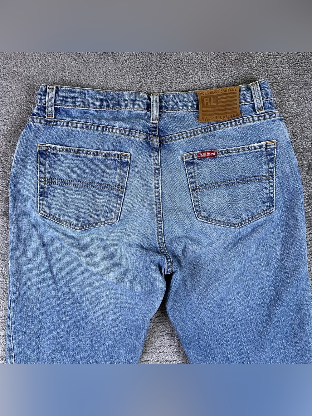 Y2K Polo Jeans Co Ralph Lauren Saturday Jeans Womens Size 10x30 VTG Light Wash